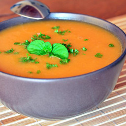 Sweet Potato and Pumpkin Soup For Under $10To warm our tummies on cold wint