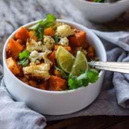 Sweet Potato and Roasted Cauliflower Curry with Quinoa