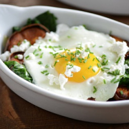 Sweet Potato and Spinach Breakfast Bowl