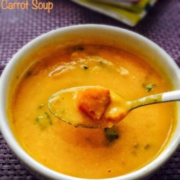 Sweet Potato Carrot Soup Recipe for Babies, Toddlers and Kids