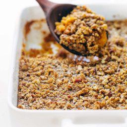 Sweet Potato Casserole with Brown Sugar Topping
