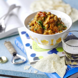Sweet potato, chickpea & spinach curry