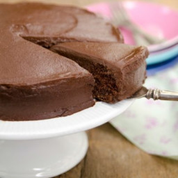 Sweet Potato Chocolate Cake with Chocolate Sweets Frosting