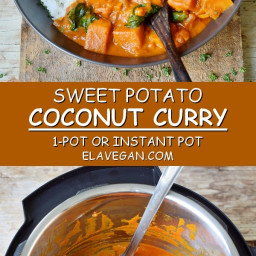 SWEET POTATO CURRY WITH SPINACH