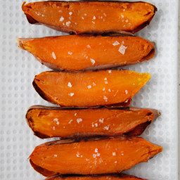 Sweet Potato Dippers with Pumpkin Spice Honey Yogurt Dip