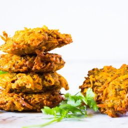 Sweet Potato Fritters with Lime and Jalapeño Aioli