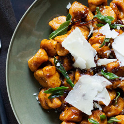 Sweet Potato Gnocchi with Balsamic-Sage Brown Butter Recipe