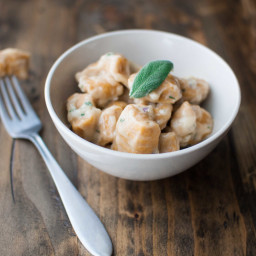 Sweet Potato Gnocchi with Brown Butter Sauce