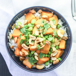 Sweet Potato Green Curry