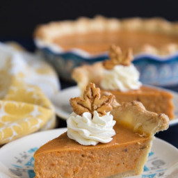 Sweet Potato Pie with Cheesecake Filling