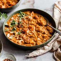 Sweet Potato Red Lentil and Coconut Curry Recipe