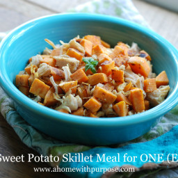 Sweet Potato Skillet Meal for ONE (E)