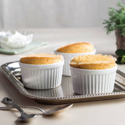 Sweet Potato Soufflés with Thyme Whipped Cream