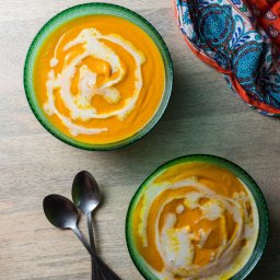 Sweet Potato Soup with Miso and Ginger