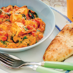 Sweet Potato, Spinach and Paneer Curry