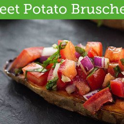Sweet Potato Toast Vegan Bruschetta