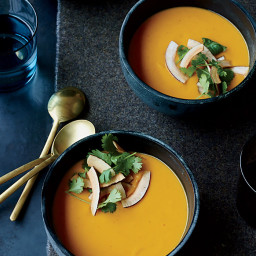 Sweet Potato–Coconut Soup with Thai Curry