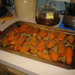 Sweet Potatoes with Rosemary and Garlic