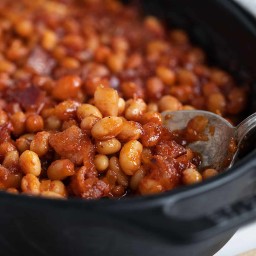 Sweet Sassy Baked Beans with Canned Beans