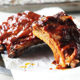 Sweet + Smoky Oven Baked Baby Back Ribs