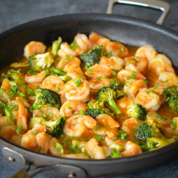 Sweet & Sour Shrimp with Broccoli