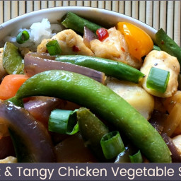 Sweet & Tangy Chicken Vegetable Stir Fry