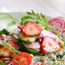 Sweet vegan superfood salad