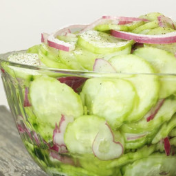 Sweet Vinegar Cucumber Salad