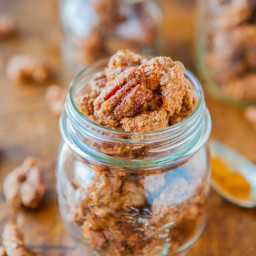 Sweet with Heat Cinnamon Sugar Candied Nuts