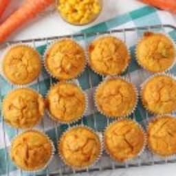 Sweetcorn and Carrot Muffins