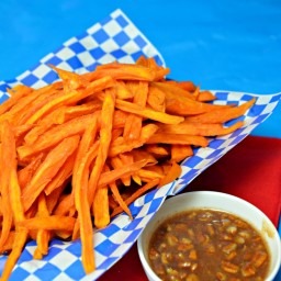 Sweet Potato Fries and Maple Butter