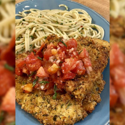 Swordfish Cutlets with Herbes de Provence, Raw Tomato and Tarragon Sauce + 