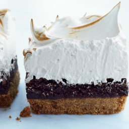 S'mores Bars with Marshmallow Meringue