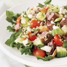 Tabbouleh with Roast Beef, Feta, and Almonds