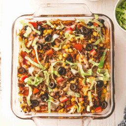 Taco Casserole with Ground Beef
