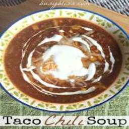 Taco Chili Soup with Cauliflower Rice