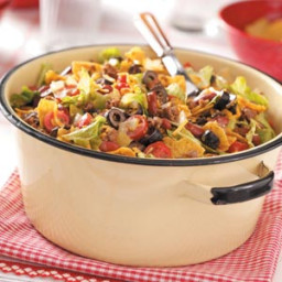 Taco Salad for a Large Crowd
