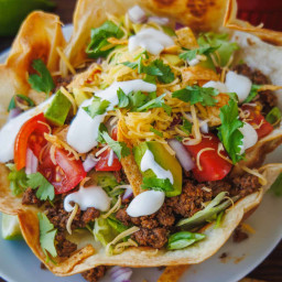 Taco Salad with Best Salad Dressing (VIDEO)