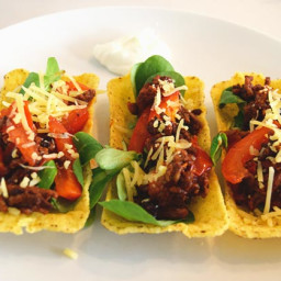 Taco tubs met zelfgemaakte mexicaanse kruiden