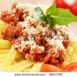 Tagliatelle with Bolognese Sauce