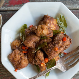 Taiwanese-Style Chicken with Basil and Sichuan Pepper-Salt