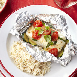 Take 5 Grilled Fish Packets with Rice