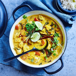 Tamarind and coconut fish curry