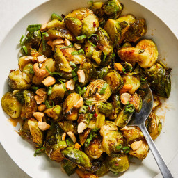 Tamarind-Maple Brussels Sprouts