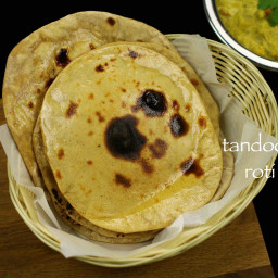 tandoori roti recipe on tawa | tandoori roti on stove top recipe
