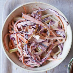 Tangy cabbage slaw