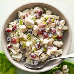 Tangy Chicken Salad with Grapes