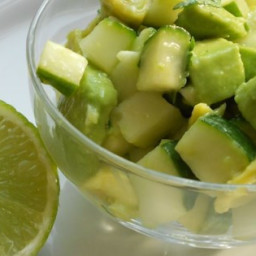 Tangy Cucumber and Avocado Salad Recipe