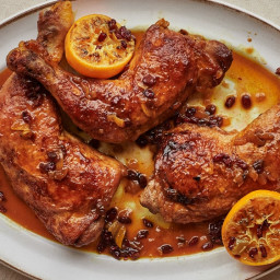 Tangy Vinegar Chicken With Barberries and Orange