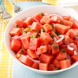 Tangy Watermelon Salad Recipe